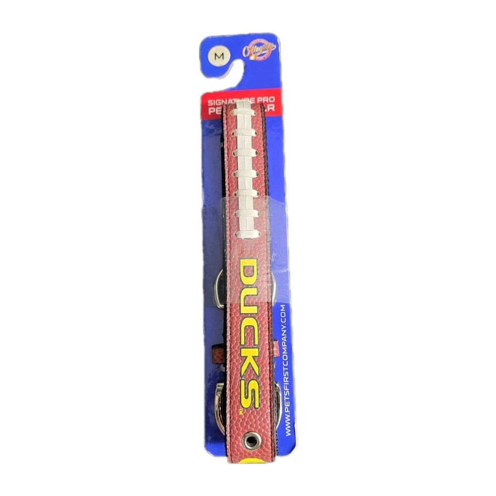 Collegiate Oregon‎ Ducks U Of O Football 1" Dog Collar Size M Fits 22" Long